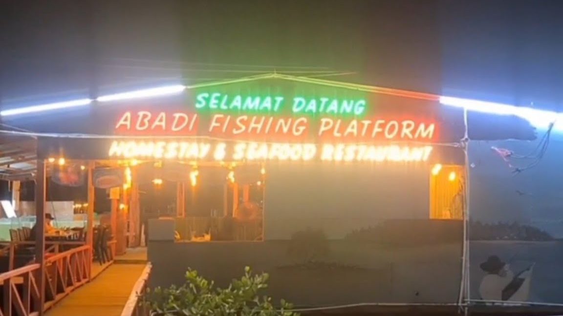 abadi seafood restaurant homestay fishing platform tuaran kota kinabalu sabah