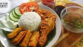 KEDAI MAKAN JAHJALI NASI AYAM PENYET MASAKAN PANAS ALA THAI