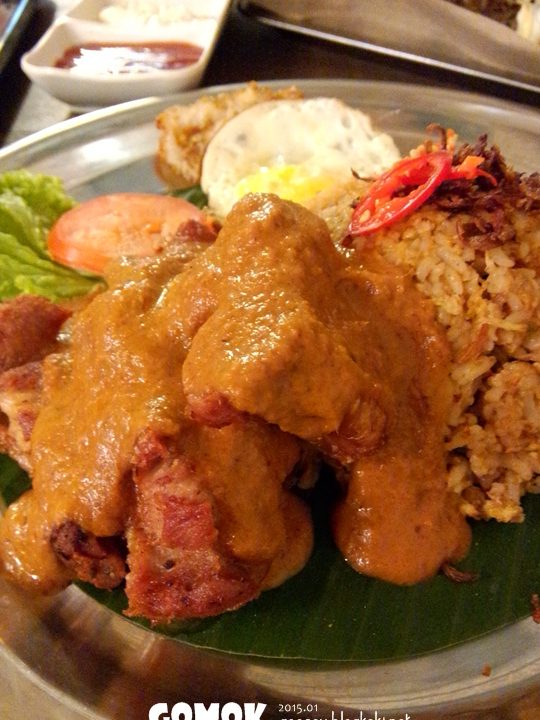 Nasi Lemak Gomok 1 nasi lemak gomok