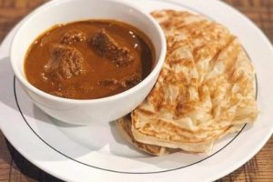 Roti canai Kari kambing jementah
