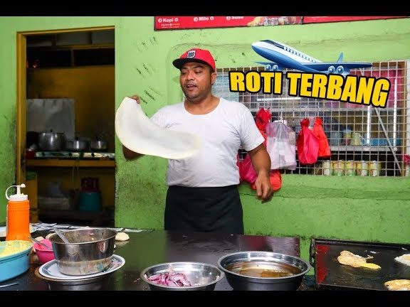 roti canai terbang mizan kampung enam
